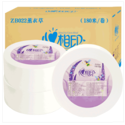 心相印大盘纸3层180米整箱12卷ZB022厕纸商务专用纸大卷筒纸 专用纸巾卫生纸心心相印卷纸 整箱12卷