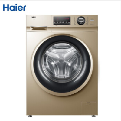 海尔（Haier）滚筒洗衣机全自动10公斤家用大容量巴氏除菌可自主调节时间G100108B12G
